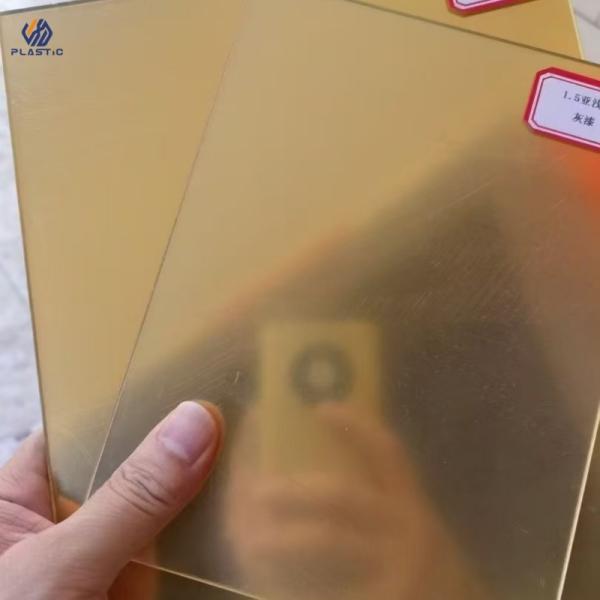 Flexible Cast Mirror Acrylic Plastic Sheet In 1220*2440mm Size Customization For Easy Laser Or CNC Machine Cutting