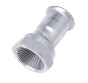 Wholesale Hexagon Head M Profile Press Fittings Stainless Steel Female Threaded Coupling from china suppliers