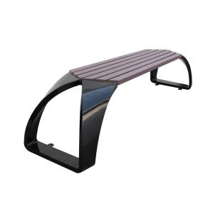 Wholesale Modern Backless Outdoor Recycled Plastic Benches For Public Garden Landscaping from china suppliers
