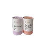 Custom Matt Lamination Salt And Sugar Food Products Paper Tube Packaging With