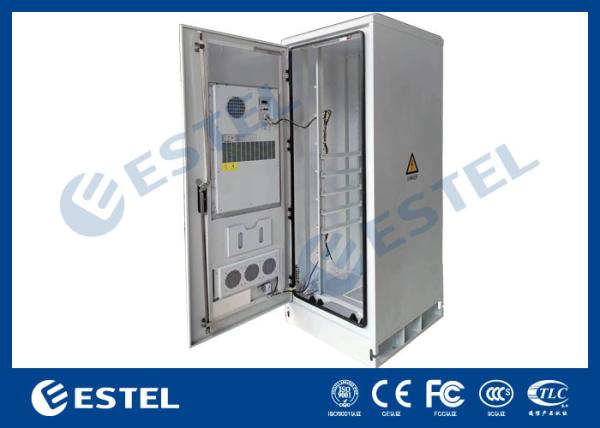 IP55 Rated 19 Inch Rack 38U Outdoor Server Cabinet With Air Conditioner For