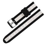 Unbreakable Rubber Wrist Watch Band 16mm 20mm Two Tone Colors