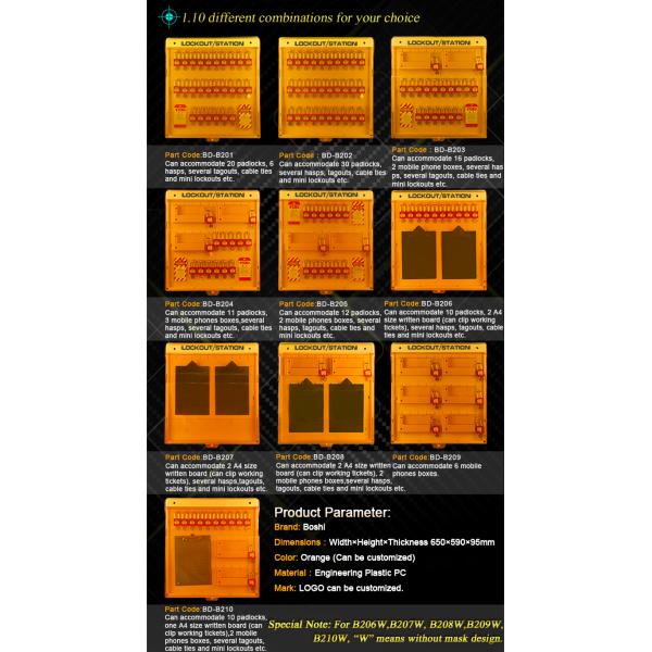 Multi Color Master Lock Lockout Station One Year Warranty Appearance Function Patent