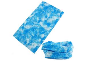 Wholesale Seamless Connect Original Headwear Blue Feather Good Flexibility 25 * 50 CM from china suppliers
