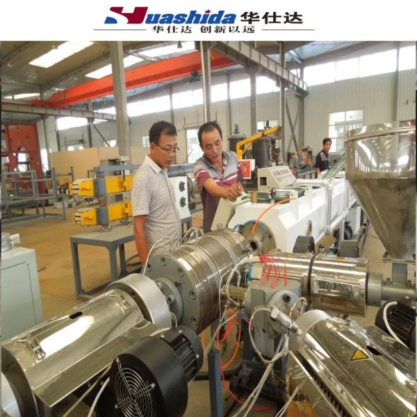 High-Performance HDPE Solid-Wall Water Supply Pipe Extrusion Line with Single Screw Extruder
