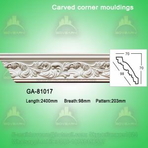 Wholesale Good Quality European- style Decorative PU Carved Crown Moulding for Ceiling from china suppliers