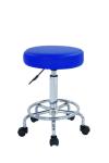 Height Adjustable Hospital Doctor Stool Chair Medical Equipment With Backrest