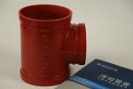 Ductile Iron Grooved Tee Fast Delievery For Construction Machinery