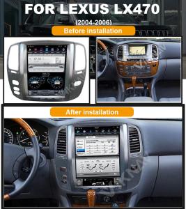 Wholesale LEXUS LX470 12.1inch Android Auto Head Unit DVD Player Vertical Screen from china suppliers