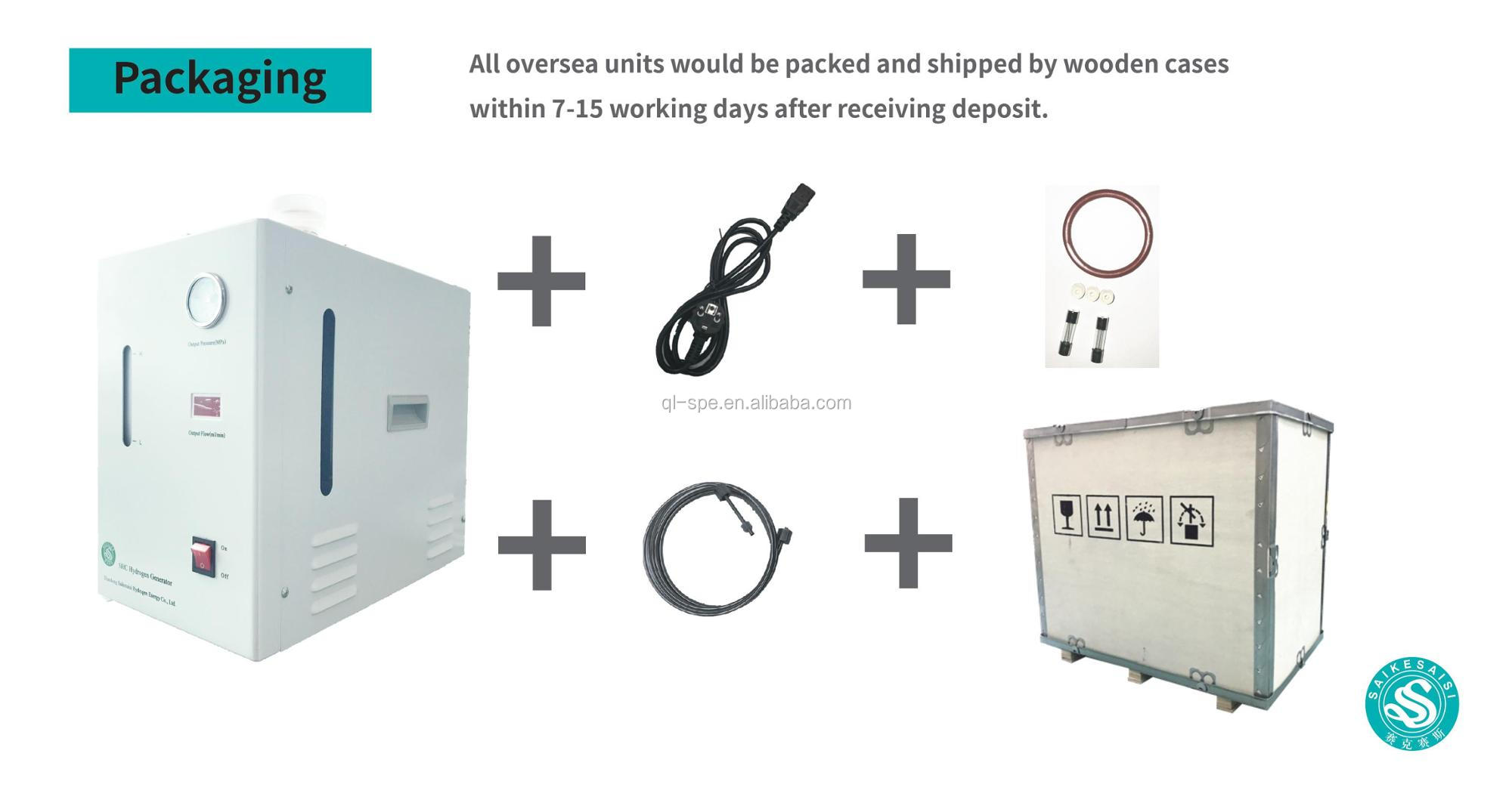 Compact Pure Water Electrolysis Oxygen Hydrogen Generator With SPE PEM Technology