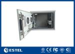 Fan Cooling Pole Mount Enclosure Telecom Outdoor Cabinet Assembled / Welded