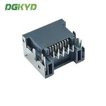Low Profile Rj45 Female Connector DIP Sink Plate 7.0 8P8C Inline DGKYDCB7011188C