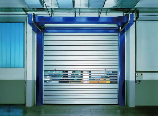 Remote Control Fast Spiral Security Garage Door with Fire Proofing and Remote Control