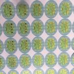 OEM Security Vinyl Sticker Label Waterproof Anti Counterfeiting