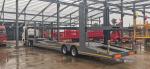 Customization 2 Axle Air Suspension 8car Carrier 2axle Truck Tractor Transport