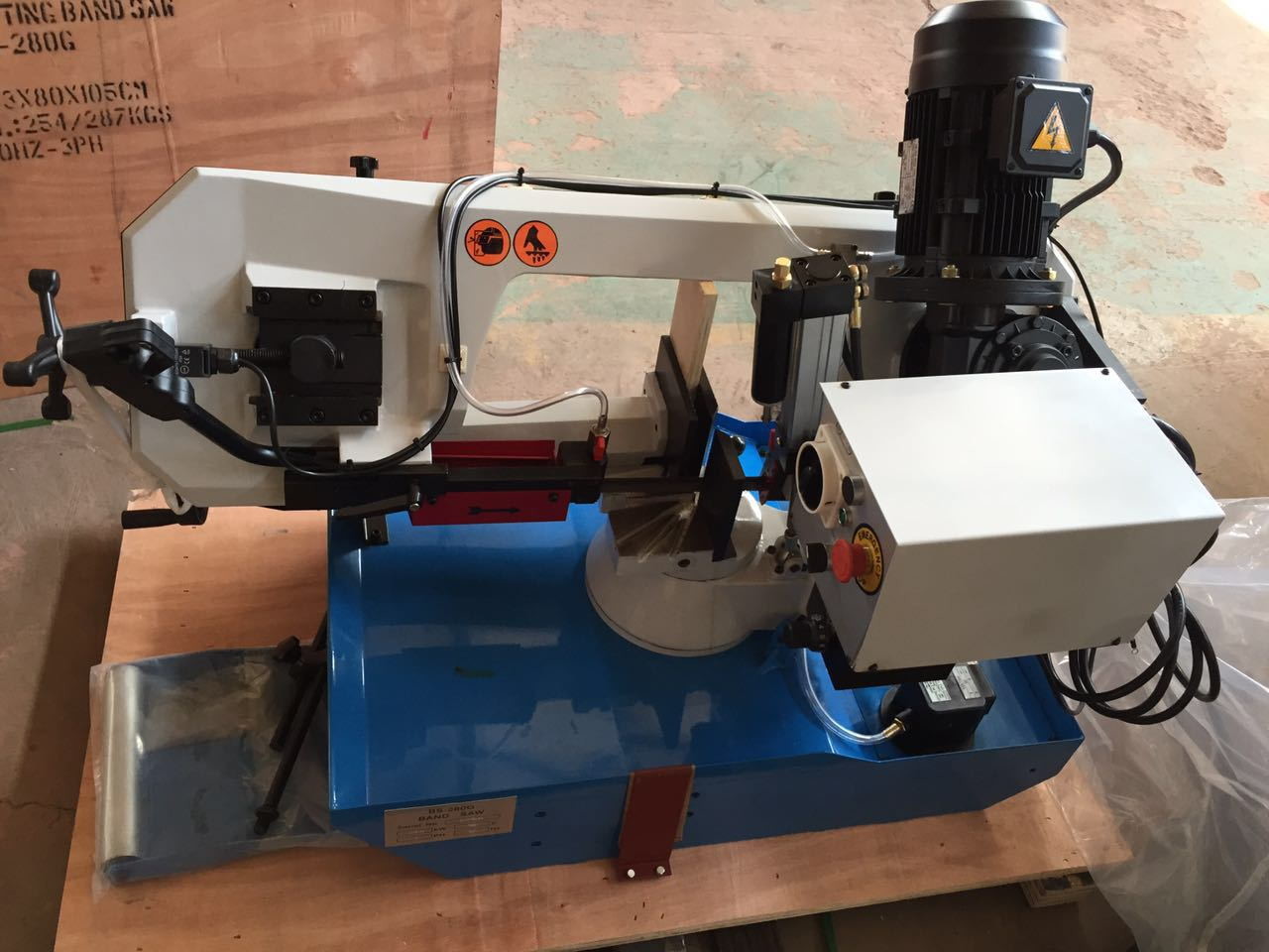 Blade size 20x0.9x2060mm CE standard metal cutting bandsaw Metal Band Saw BS-215G