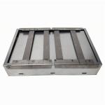 Square Carbon Steel 1.0mm Folding Charcoal BBQ Grill