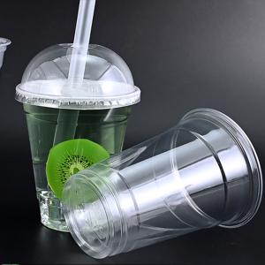 Wholesale Custom Logo Pet Cold Cups Perfect For Takeaway Coffee Juice Milk Tea Drinks from china suppliers