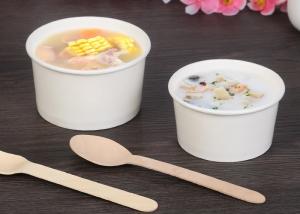 Wholesale Full Colour Print Paper Soup Cups , Paper Take Out Soup Containers Food Grade from china suppliers