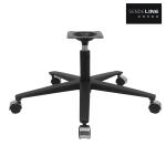 Aluminum Revolving Chair Metal Base With Wheels Five Star Chair Legs