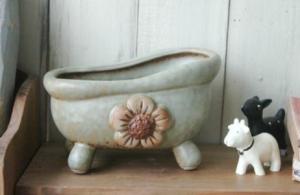 Wholesale Succulent Creative Sun Flower Bathtub Plant Flowerpots from china suppliers