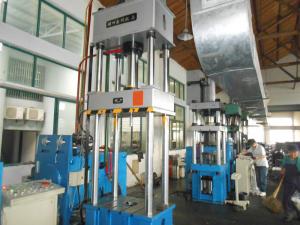 China 400 Ton Deep Drawing Double Action Hydraulic Press Machine For Fire Extinguisher on sale