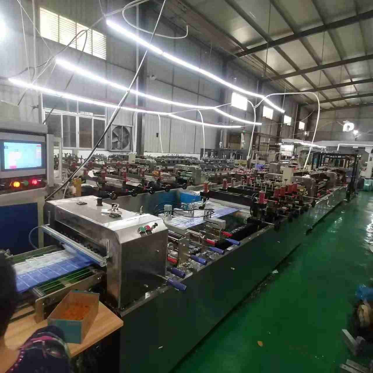3 Phase 380V/50HZ Zipper Sealing 3 Side Seal Pouch Machine 200 Bags/Min
