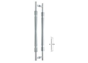 Wholesale OEM ODM Flush Sliding Glass Door Handles Eco - Friendly Fashionable Style from china suppliers