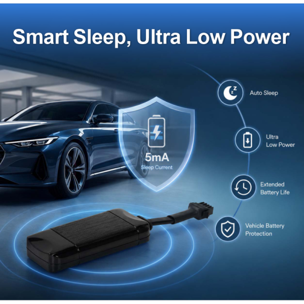 VM65 4G Wide-Voltage GPS Vehicle Tracker