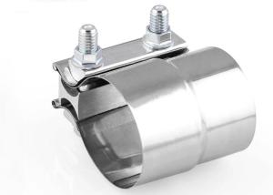 Wholesale Heavy Duty Stainless Steel Lap Joint Exhaust Band Clamp Exhaust Clamp Butt Joint from china suppliers