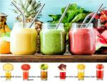 Stainless steel rainbow colored metal straws for drinking,FDA Approved Folding