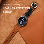20mm Leather Watch Strap Replacement for SamSung GaLaxy Watch 4 Wrist Band Gift