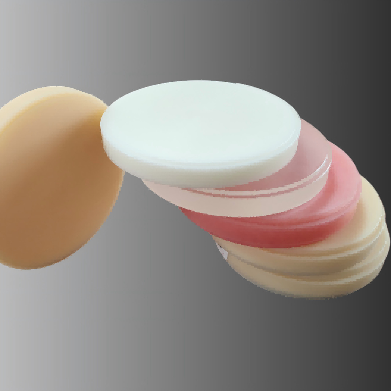 Precision PEEK Dental Discs 160MPa+ Strength Zirkonzahn / Amann Girrbach Ready