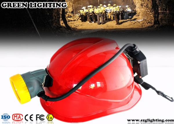 5600mAH 3.7V Mining Cap Lights Semi - Corded Type 1.3 Watt Power CE / ATEX