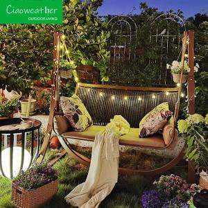 Wholesale Modern Design Style Garden Swing Chair with Foam Cushion and Outdoor Water-Resistant Fabric from china suppliers