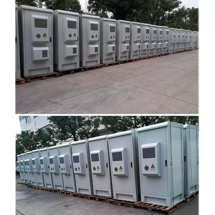 Double Door 24U Outdoor Telecom Enclosures IP55 Anti Theft