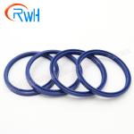 Excavator PU Hydraulic Dust Seal , Blue Color DHS Wiper Seal