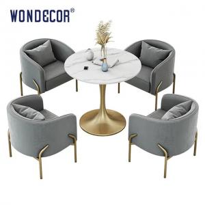 China Stainless Steel Luxury Furniture Art Coffee Table Side Table Mirror Finish on sale