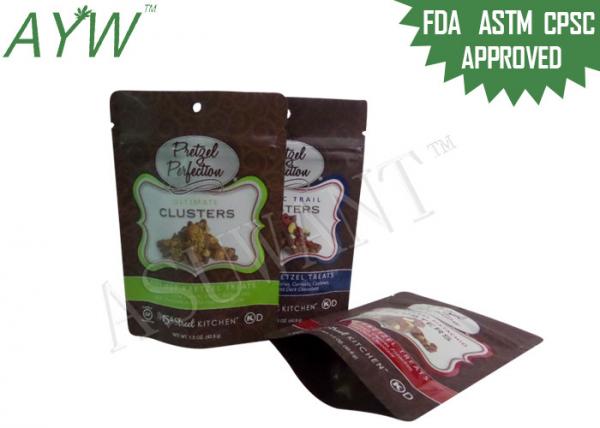 Quality FDA Food Packaging Bags Plastic Laminated Scent Proof Doypack For Bean / Jujube for sale
