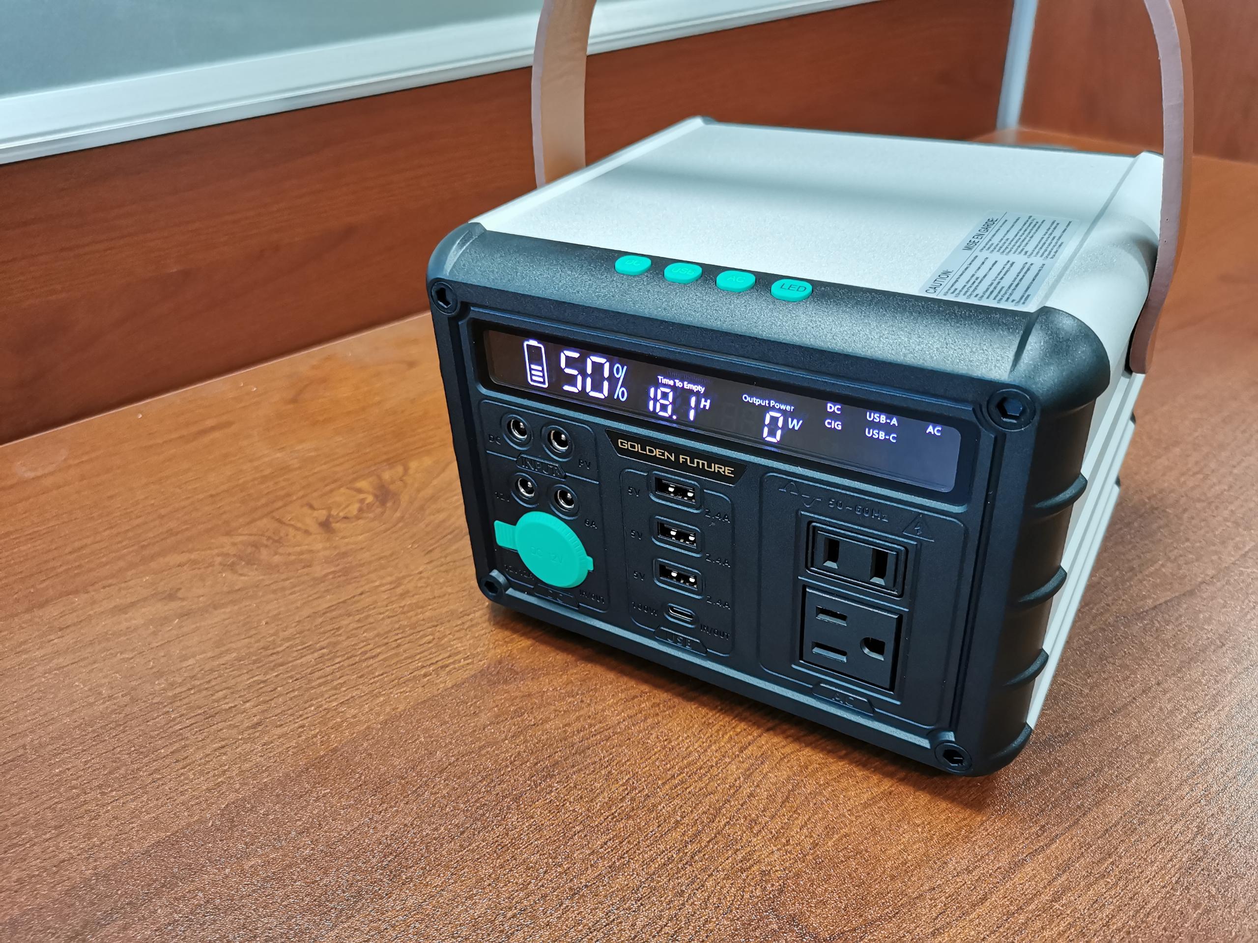 303Wh Outdoor Solar Power Supply Multifunction Portable Power Station 300w For Camping