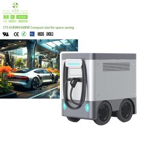 Wholesale Solar powered fast dc ev charging stations 40kW 60kW 120kW ev mobile charger station for DC car road rescue service from china suppliers