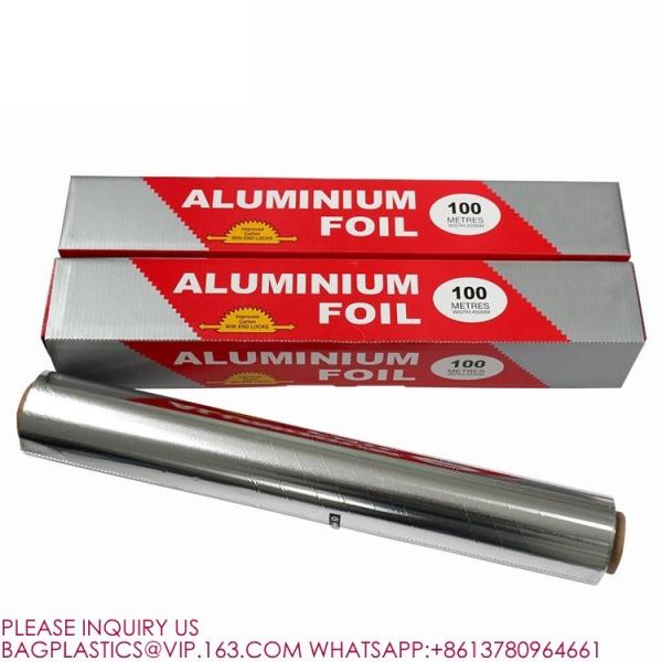 Customized Household Catering 8011 Aluminum Foil Roll Packaging Cooking Frozen