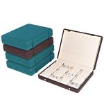 Leather Jewelry Box for Elegant and Secure Storage of Necklace Bracelet Earrings
