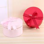 Christmas Decoration Recycled Paper Cans Packaging Gift Box Round Cardboard