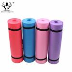 Customs Print NBR Yoga Exercise Mat Thickness 10mm For Protecting Knees And