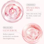 Rose Hyaluronic Acid Moisturizer Facial Cream Brightening Skin Tightening Cream