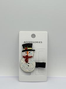 Wholesale Various Colors Large Cute Christmas Snowman Hair Clip for Christmas Season from china suppliers