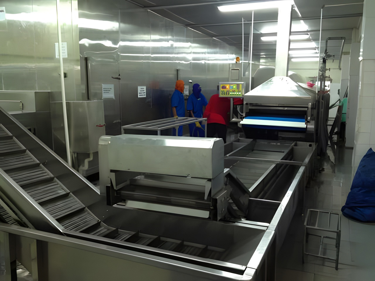 Industrial Durable Prawn Cleaning Machine , Anti Corrosion Carp Processing Plant