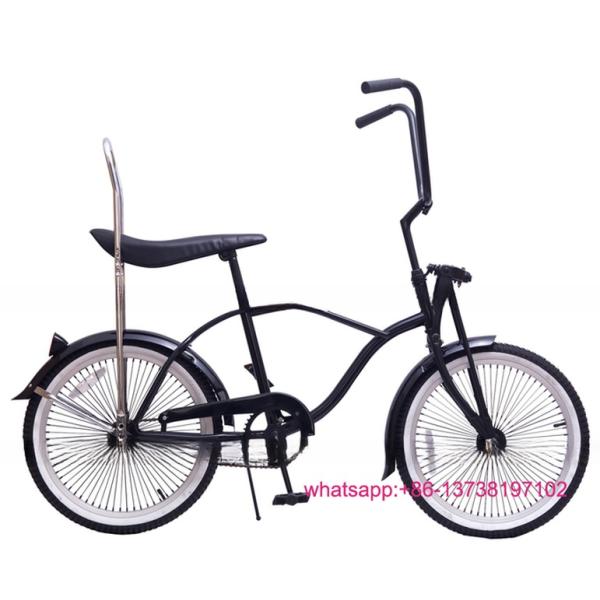 Steel Fork 20 Inch Adult Black Color Children Sport Goods Kids Beach Cruiser Lowrider Bike
