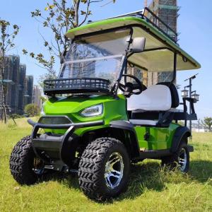Wholesale 4 Seater Golf Cart With 225/40-10 Vacuum Radial Tyre Wheels Golf Trolley For Low Speed B2B Needs from china suppliers